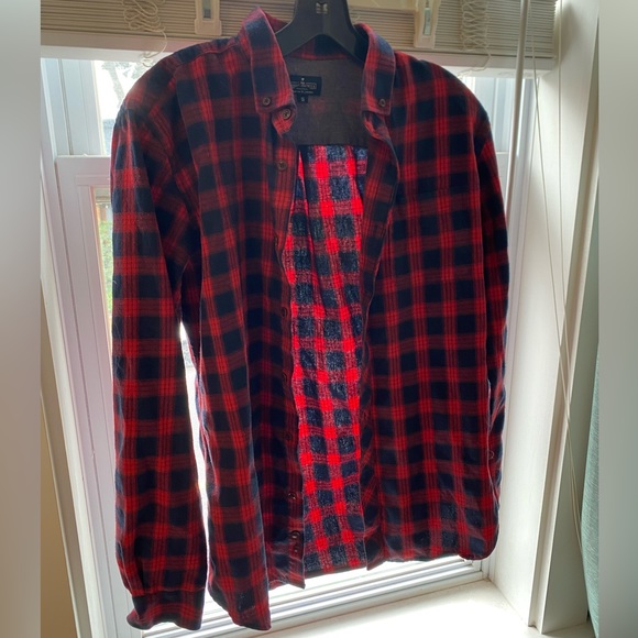 Plaid Rue Saint-Patrick Flannel Shirt - Picture 1 of 4